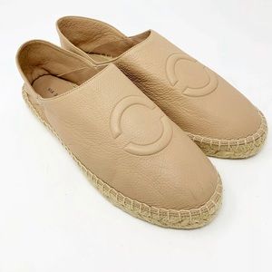 Via Spiga Espadrille Bella Tan Leather Flats